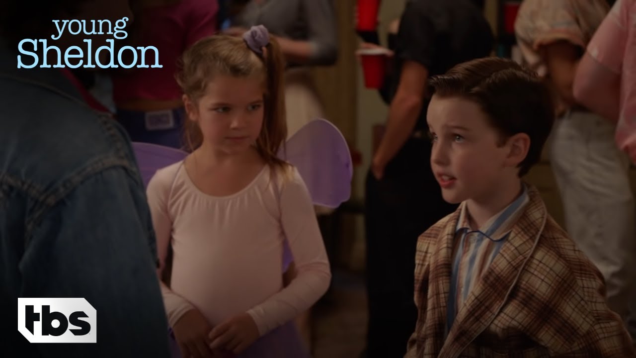 Young Sheldon: Sheldon Goes to a Party (Season 1 Episode 5 Clip) | TBS