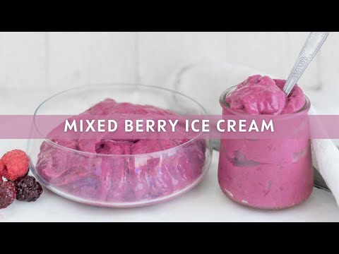 Mixed Berry Ice Cream