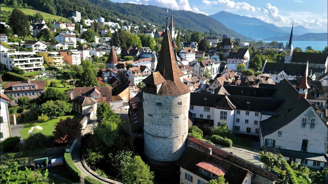 Kanton Zug im Vogelflug