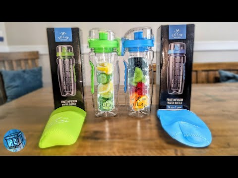 Zulay Fruit Infuser Water Bottle " Healthier Life " #review #fitness #healthyliving