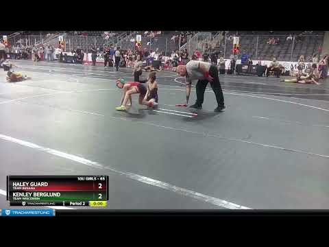 65 Lbs Cons. Semi - Haley Guard, Team Indiana Vs Kenley Berglund, Team Wisconsin 60eb