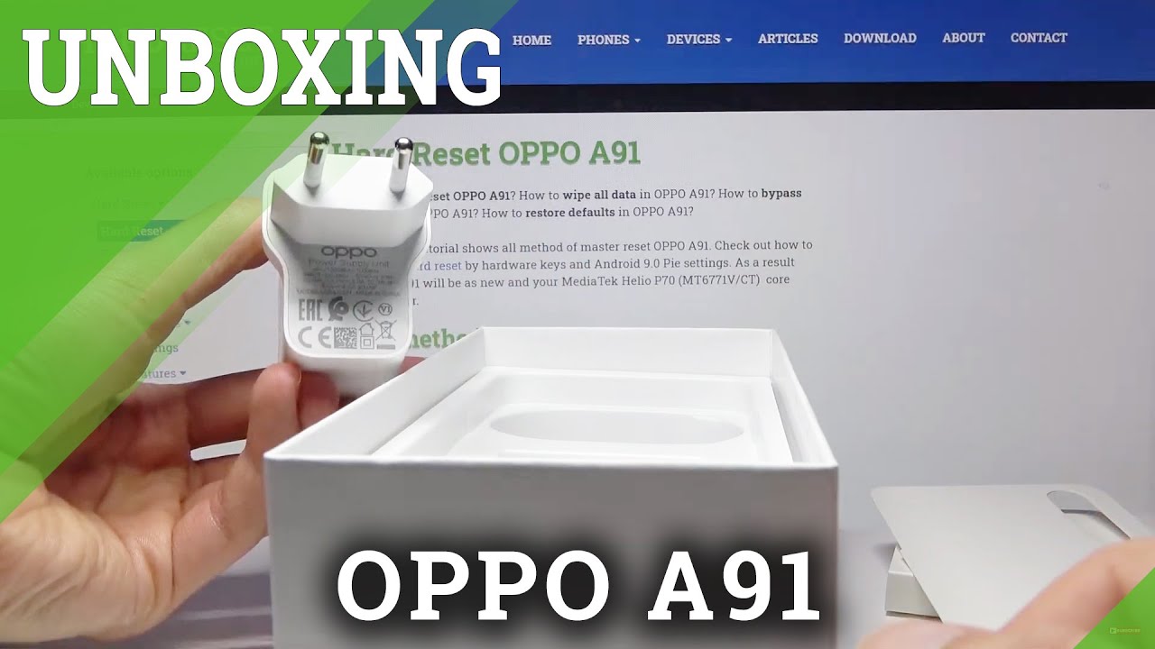 UNBOXING OPPO A91 – What’s in the box?