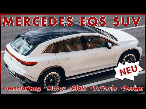 2022 Mercedes EQS SUV Premiere - Das elektrische S-Klasse SUV | Sitzprobe Kurzvorstellung Deutsch