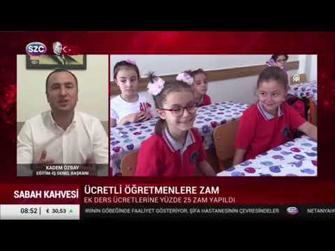 Genel Başkanımız Kadem Özbay, ücretli öğretmenlerin ücretlerine yapılan zammı Sözcü Tv`ye değerlendirdi.11/11/2023 | EĞİTİM İŞ