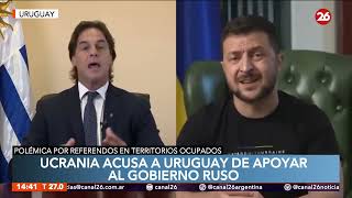 Ucrania acusa a Uruguay