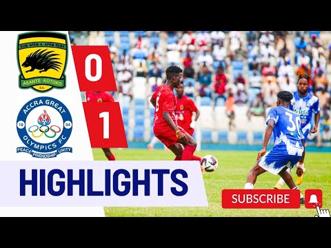 HIGHLIGHTS: ASANTE KOTOKO (0) VRS ACCRA GREAT OLYMPICS(1)