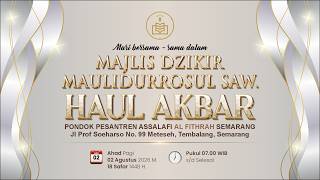 Download lagu 🔴MAJLIS DZIKIR MAULIDURRASUL SAW & HAUL AKBAR PONPES ASSALAFI AL FITHRAH METESEH SEMARANG 2026. mp3