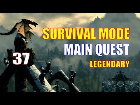 Skyrim Survival Mode Walkthrough MAIN QUEST #37 - Battle at Horse Thief Camp, Post Blackreach Biz