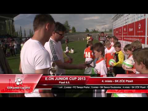 E.ON Junior Cup 2013 - Plzeň - SLAVNOSTNÍ VYHLÁŠENÍ