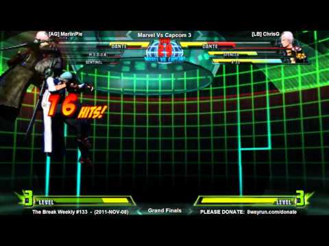 The Break Weekly #133 - MvC3 GF - [AG] MarlinPie VS [LB] ChrisG
