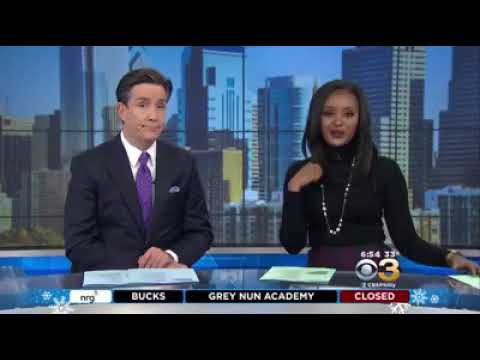 Reporter laughs at mugshot of man with big neck