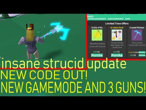 Buying 150 000 Legendary Only Cases In Roblox Strucid New - mega update on strucid new guns gamemode and exclusive code