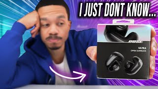 Video thumbnail for Bose Ultra Open Earbuds | The Honest TRUTH! by CEONTHEMAKING
