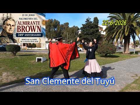 El emotivo homenaje al Almirante Brown en San Clemente
