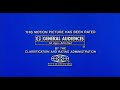 MPAA Rating G 2002