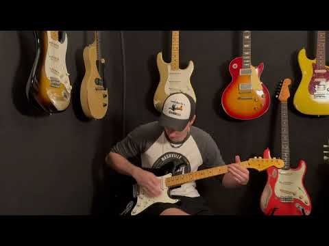Fender Custom Shop '57 Stratocaster Relic - Time Machine - HW Pickups - 3,37kg 2014 - Black - VIDEO image 14