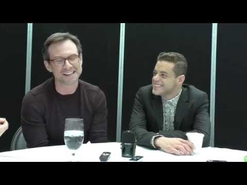 NYCC 2015:  Mr. Robot - Christian Slater, Rami Malek -- Following Fan Theories; Real Life Hacking