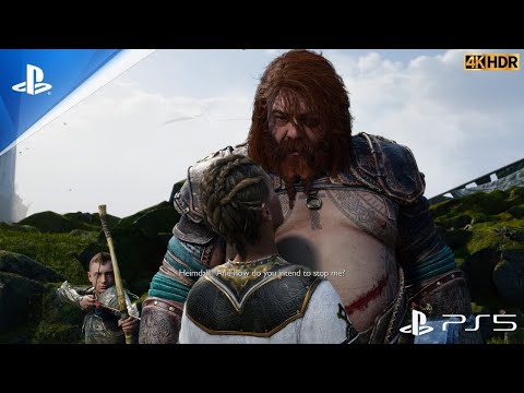 Thor Saves Atreus From Heimdall - (PS5) God Of War Ragnarok