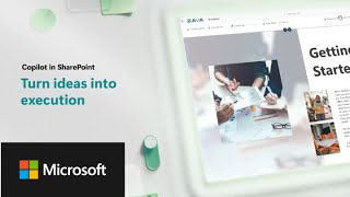 Copilot in SharePoint: Turn ideas into execution