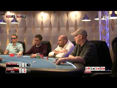 CASH KINGS Episode 7 part 5 - POKER LIVE SHOW - How to play 62 vs AK