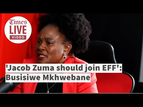 Jacob Zuma must join EFF says Mkhwebane in podcast