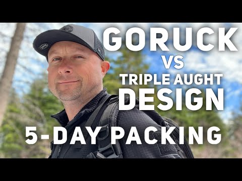 GORUCK Kaidan vs Triple Aught Design // 5-Day Packing // Tough Choices, It's Complicated