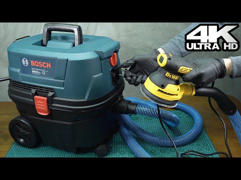 Bosch Gas Vacuum Cleaner 12-25 PL with Auto Power On and Outlet Testing and Unboxing