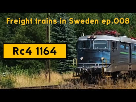 Freight Trains in Sweden ep.008 - Nordic Re-Finance Rc4 1164