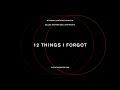 Steven Wilson - 12 Things I Forgot (Extended)