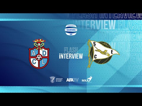 Flash Interview - ADC Lobão x SC Espinho (J14)