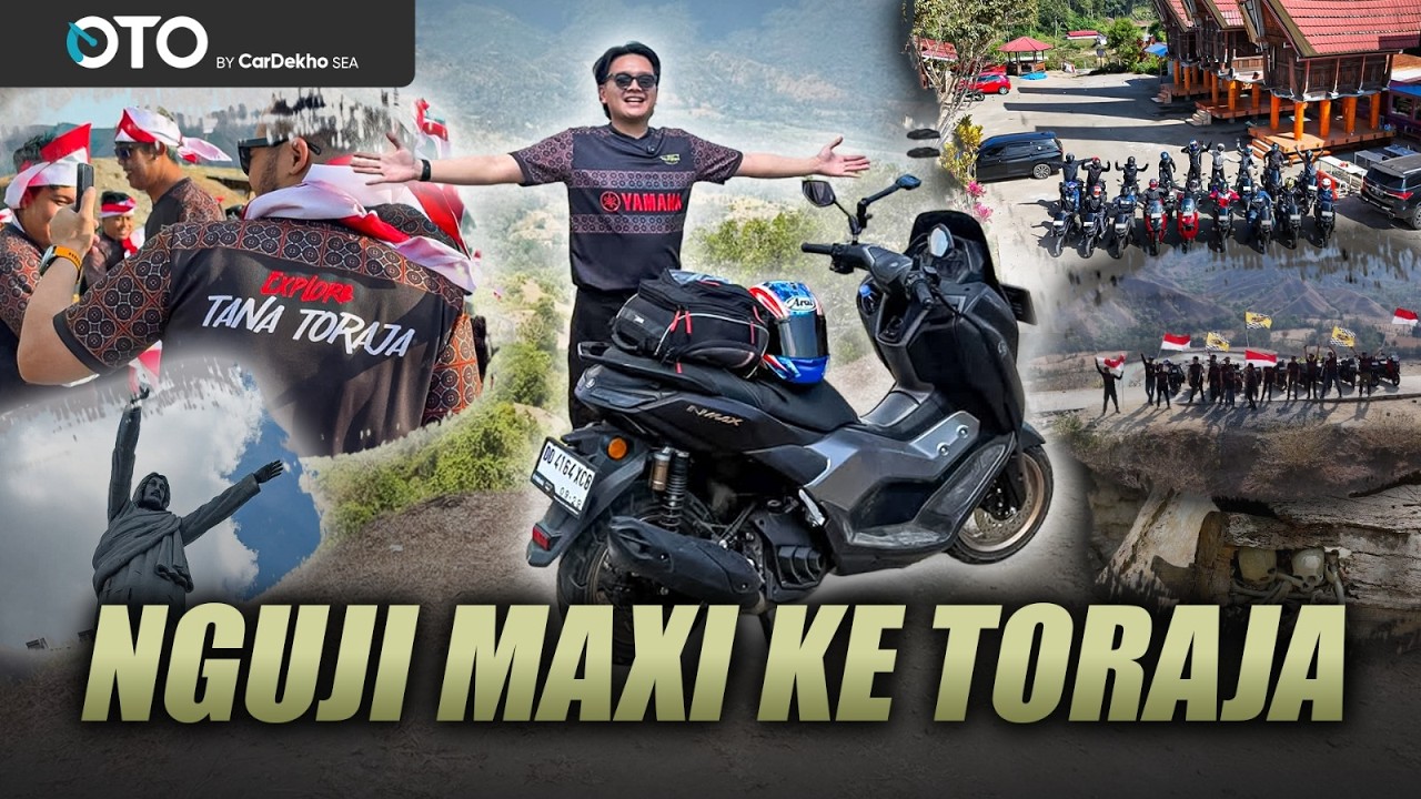 800 KM MENEMBUS TORAJA, TOURING MAXI YAMAHA PALING EPIK!