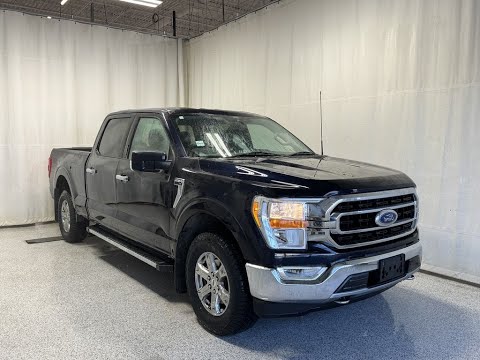2021 Ford F-150 XLT 4WD Reg Cab 6.5' Box in Blue for sale at Park Mazda in Sherwood Park, AB