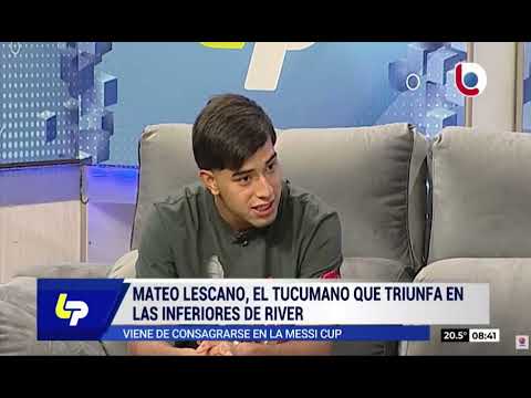 De Tucumán al mundo: Mateo Lescano, campeón internacional con River