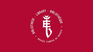 Library tour - College of Europe, Bruges campus