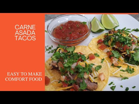 Carne Asada Tacos #mexicanfood