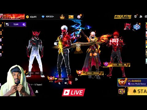 🔴DNOX ON LIVE 🔥 Free Fire Live | Sub Squad vs Me! 🎉 #freefire #tamil