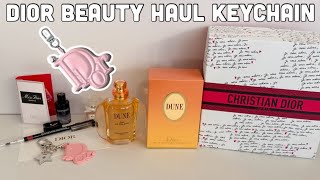Dior Beauty Haul❤️ Dior Addict Scented Keychain Dior Codes & Dior Valentine’s Day Packaging