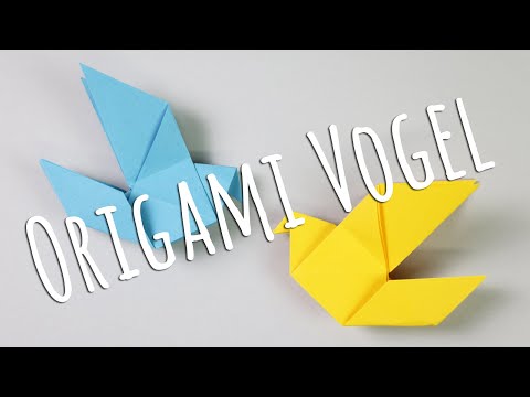 Origami Vogel falten  | DIY Anleitung | Talu.de