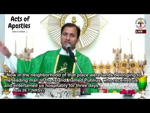 BIBLE STUDY ON ACTS OF APOSTLES CHAPTER 28.