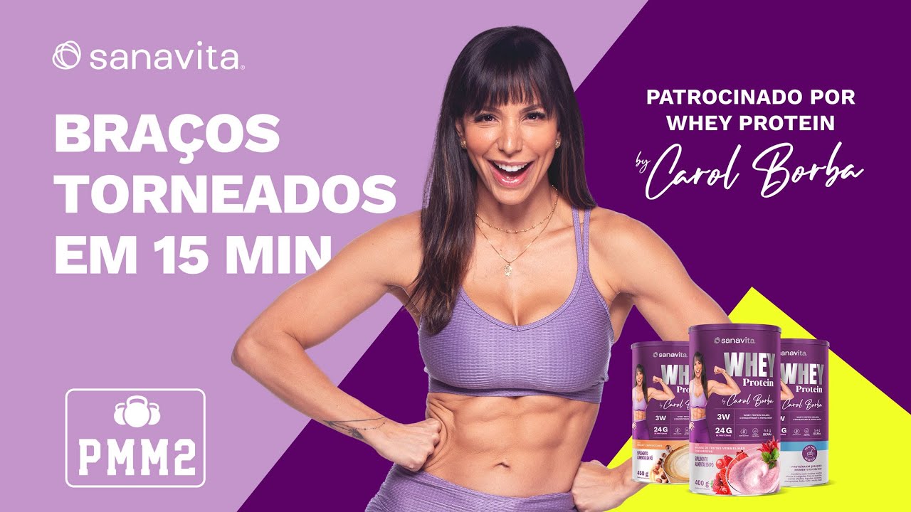 Treino para braços sem academia - Carol Borba #PMM2