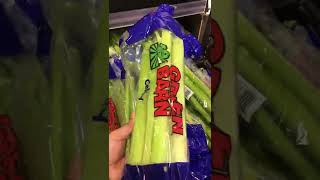 🟢ASMR Satisfying &amp; Relaxing Fresh Large Green Celery Bunch‼️#shorts #vegetables #satisfying