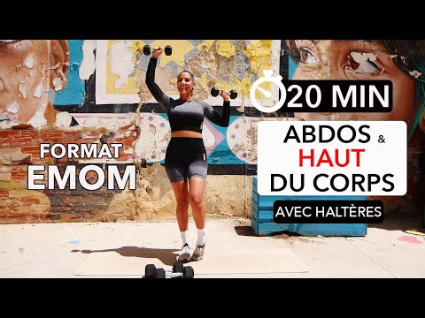20 MIN ABDOS ET HAUT DU CORPS / FORMAT EMOM AVEC HALTÈRES