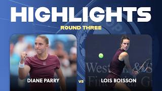 Diane Parry vs Lois Boisson | 2026 Cincinnati Open | Round Three