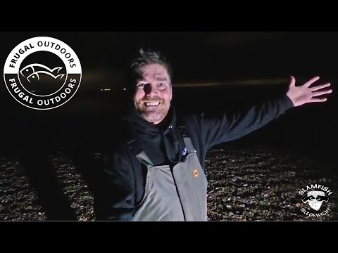 Shore fishing for Big Conger Eels Final session before Christmas Sea Fishing uk Isle of Wight