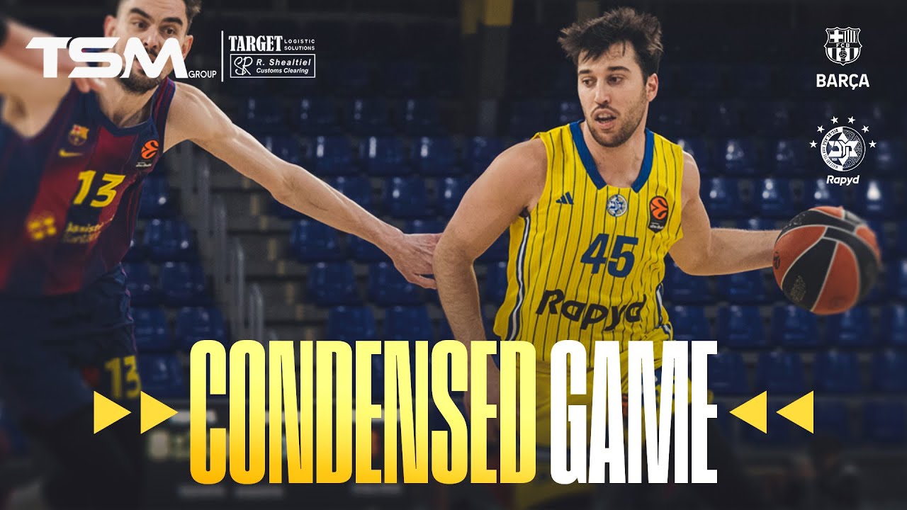 תרכיז המשחק: ברצלונה - מכבי Rapyd ת"א 83:93