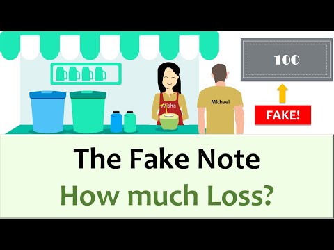 The Fake Note Puzzle | How much loss does the shopkeeper suffer