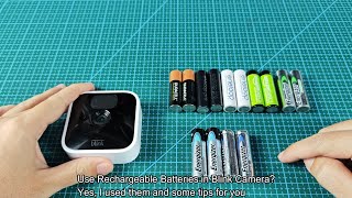 Use Rechargeable Batteries in Blink Camera: Tips