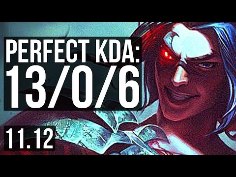 KAYN vs GRAGAS (JUNGLE) | 13/0/6, Legendary, 1100+ games | BR Master | v11.12