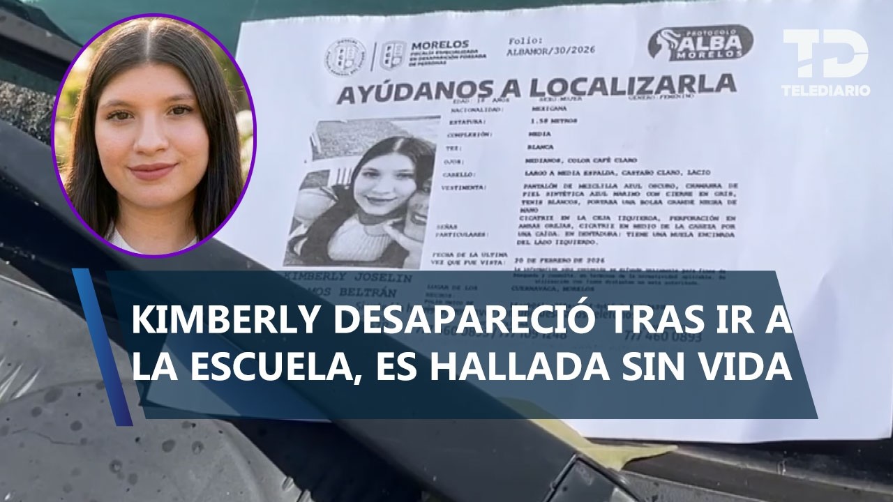 Localizan cuerpo durante búsqueda de Kimberly Ramos, estudiante de la UAEM