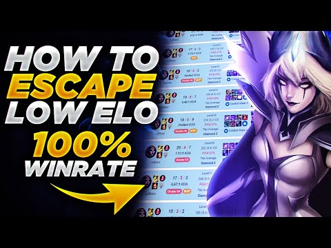 Rank 1 Leblanc demonstrates how to ESCAPE low elo with *100% WINRATE* on Leblanc!